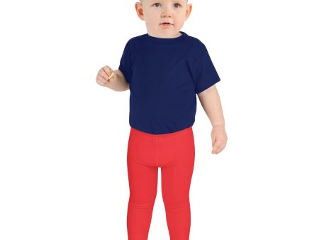 Active Essentials: Boys  Solid Color Athletic Leggings - Scarlet Online now