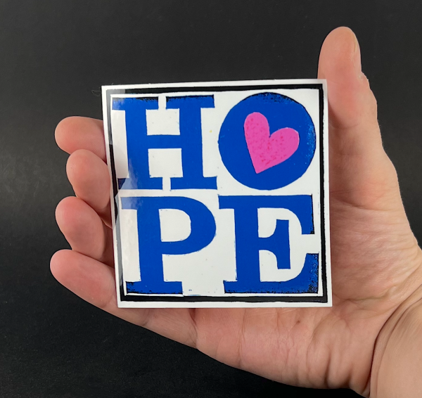 HOPE - sticker For Sale