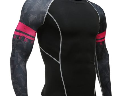 Battle Maniac Long Sleeve No Gi BJJ Compression Rash Guard for Jiu Jitsu, MMA, Grappling and Wrestling Online Sale