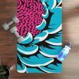 Pop Art Yoga Mat - Roy Lichtenstein Inspired Dahalia Print 002 Cheap