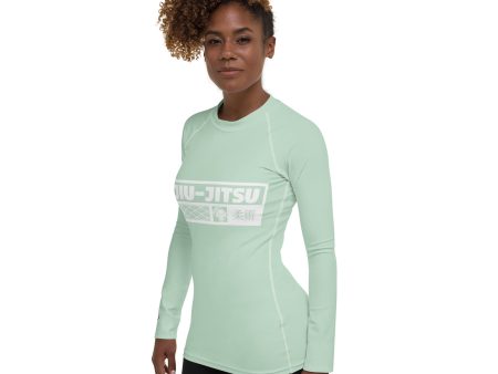 Womens Long Sleeve BJJ Rash Guard - Jiu-Jitsu 011 - Surf Crest Online