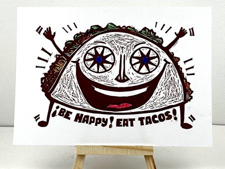 Be Happy! Eat Tacos! on Sale