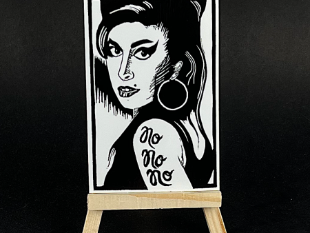 Amy Winehouse- sticker Cheap