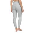 Active Chic: Women s Solid Color Yoga Pants Leggings - Smoke Discount