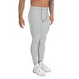 Active Chic: Men s Solid Color Workout Leggings - Smoke For Sale