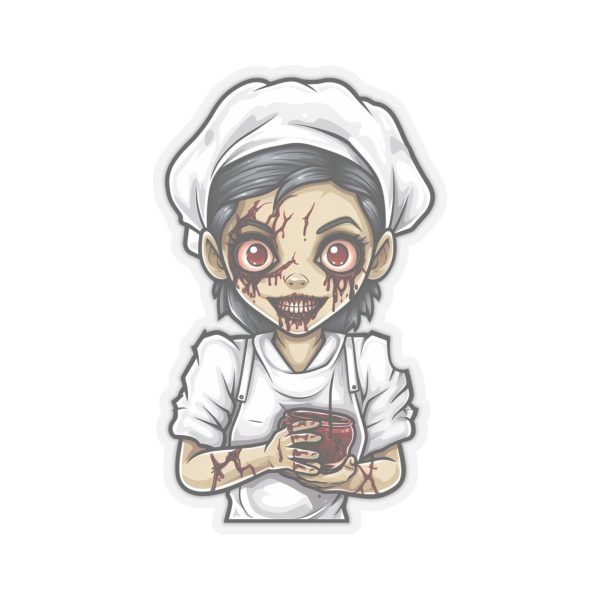 Eerie and Engaging: Spooky Halloween Zombie Nurse Stickers Cheap