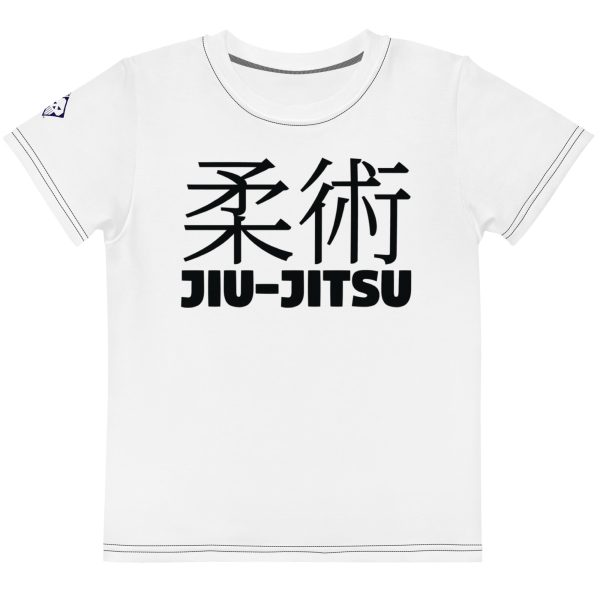 Active and Stylish: Boy s Short Sleeve Classic Jiu-Jitsu Rash Guard - Snow For Sale