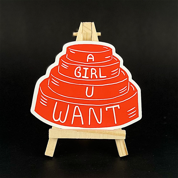 A Girl U Want (Devo) - sticker Online