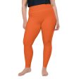 Active Comfort: Women s Plus Size Solid Yoga Pants - Flamingo Cheap