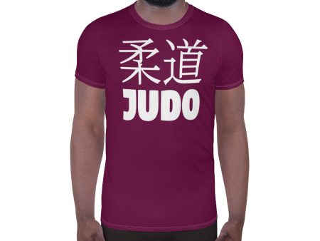 Classic Fit Men s Short Sleeve Judo Rash Guard - Versatile Training Wear - Tyrian Purple Online Hot Sale