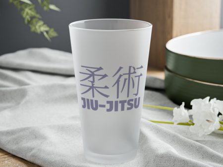 Strategic Sips: Jiu-Jitsu Tactics Etched Pint Glass for Connoisseurs, 16oz Online now