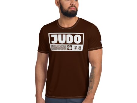 Men s Rash Guard for Judo - Short Sleeve Durable Comfort - Chocolate Online Sale