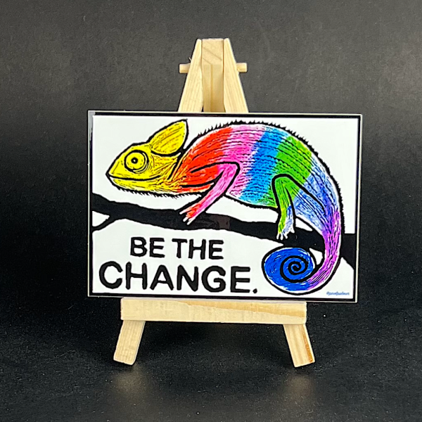 Be The Change - sticker Online Hot Sale