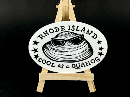 Cool As A Quahog- sticker Online now