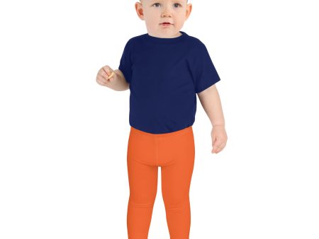 Bold and Brave: Solid Color Athletic Leggings for Boys - Flamingo on Sale