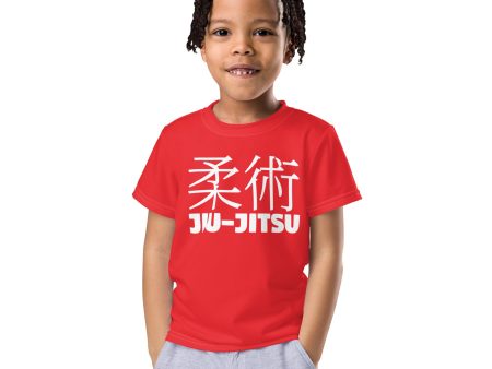 Boy s Short Sleeve Classic Jiu-Jitsu Rash Guard: Active Wear - Scarlet Sale