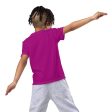 Fashionable Performance: Boy s Short Sleeve Classic Judo Rash Guard - Vivid Purple Fashion