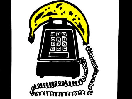 Banana Phone Push Button - Screen Print Online Hot Sale