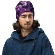 Men s Mile After Mile - Purple Flowers 001 Beanie on Sale