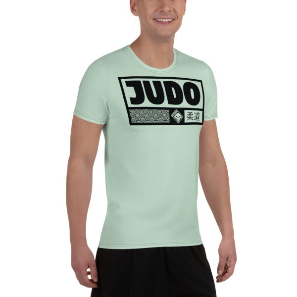 Men s Athletic Rash Guard for Judo - Short Sleeve Lightweight Gear - Surf Crest Alt For Cheap