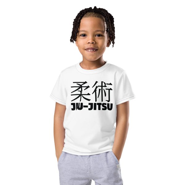 Active and Stylish: Boy s Short Sleeve Classic Jiu-Jitsu Rash Guard - Snow For Sale