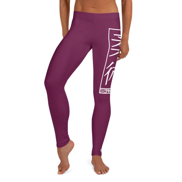 Women s Yoga Pants Workout Leggings For Jiu Jitsu 013 - Tyrian Purple For Cheap