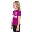 Fashionable Performance: Girl s Short Sleeve Classic Judo Rash Guard - Fresh Eggplant For Cheap