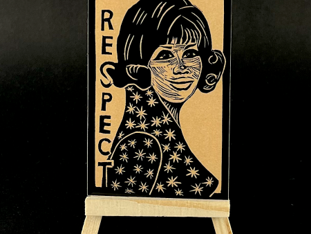 Aretha Franklin (RESPECT) - sticker For Sale