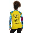 Womens Long Sleeve BJJ Rash Guard - Jiu-Jitsu 019 - Dahlia 002 on Sale