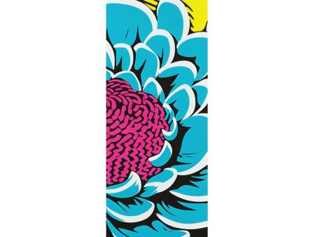 Pop Art Yoga Mat - Roy Lichtenstein Inspired Dahalia Print 002 Cheap