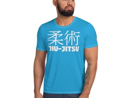 Classic Jiu-Jitsu Training Rash Guard - Men s Short Sleeve Edition - Cyan Sale