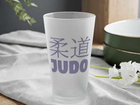 Golden Throws: Judo Glory Etched Pint Glass for Victory Celebrations, 16oz Online Sale