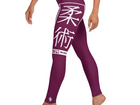 Women s Yoga Pants Workout Leggings For Jiu Jitsu 013 - Tyrian Purple For Cheap