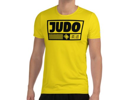 Training Rash Guard for Judo - Men s Short Sleeve Classic Style - Golden Sun For Cheap