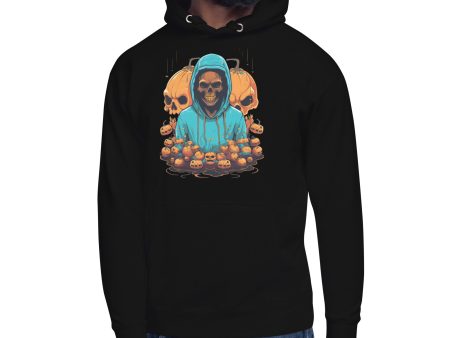 Embrace the Eerie with Halloween Skeleton Man Hoodies 001 Discount