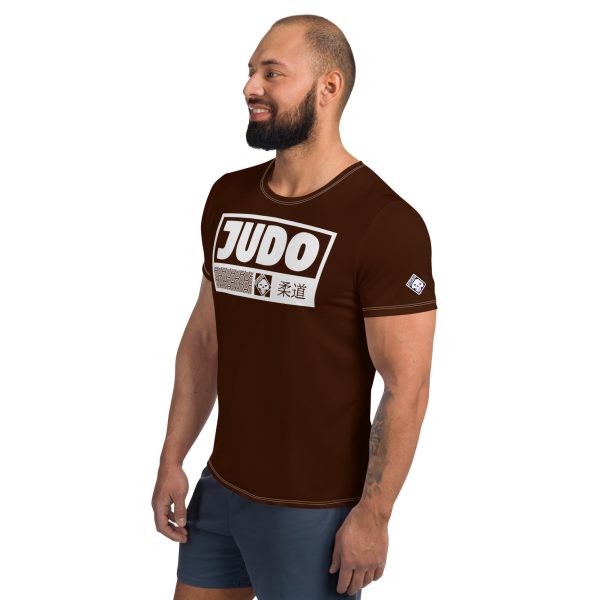 Men s Rash Guard for Judo - Short Sleeve Durable Comfort - Chocolate Online Sale