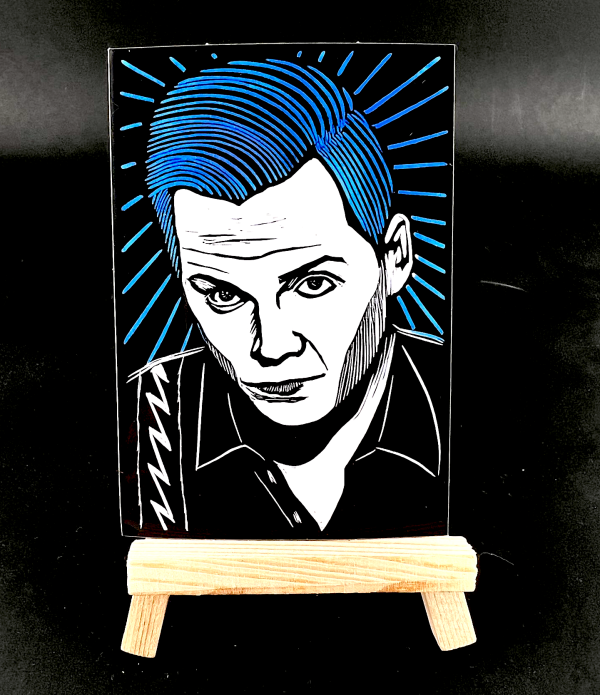 Jack White  Blue Hair  - Sticker Fashion