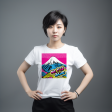 Express Your Style with Mt Fuji Pop Art Women s V-Neck T-Shirts - Vibrant and Unique Designs 002 Online Hot Sale