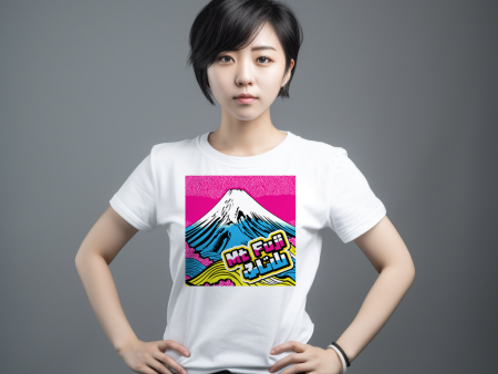 Express Your Style with Mt Fuji Pop Art Women s V-Neck T-Shirts - Vibrant and Unique Designs 002 Online Hot Sale