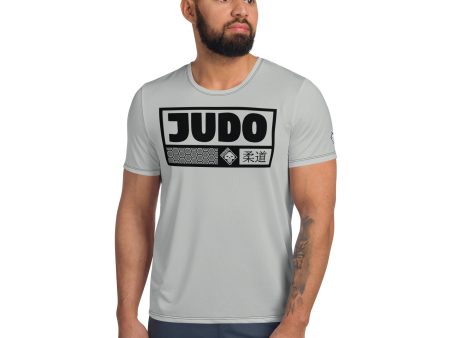 Men s Short Sleeve Judo Rash Guard - Sleek and Flexible Design - Smoke Cheap