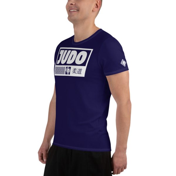 Short Sleeve Judo Rash Guard for Men - Durable and Comfortable - Midnight Blue Online Hot Sale