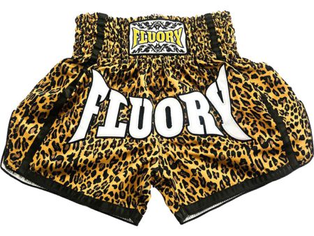 Leopard Print Muay Thai Shorts - Floury - Unisex For Sale