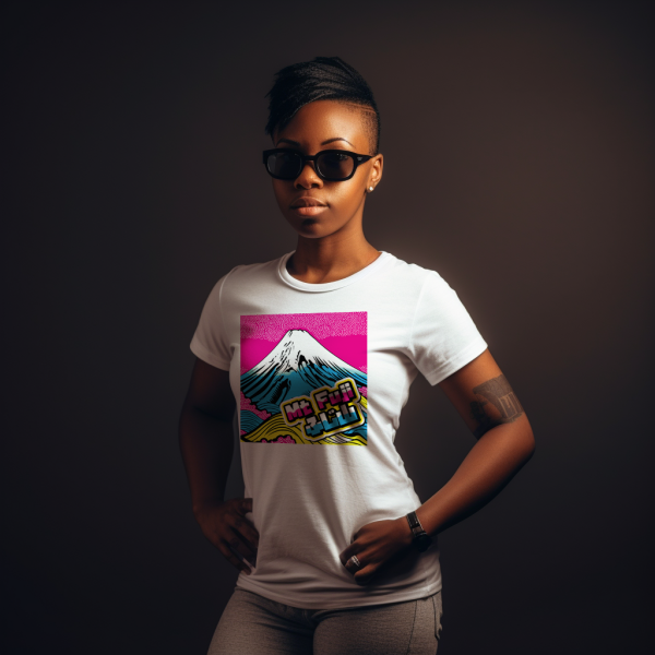 Express Your Style with Mt Fuji Pop Art Women s V-Neck T-Shirts - Vibrant and Unique Designs 002 Online Hot Sale